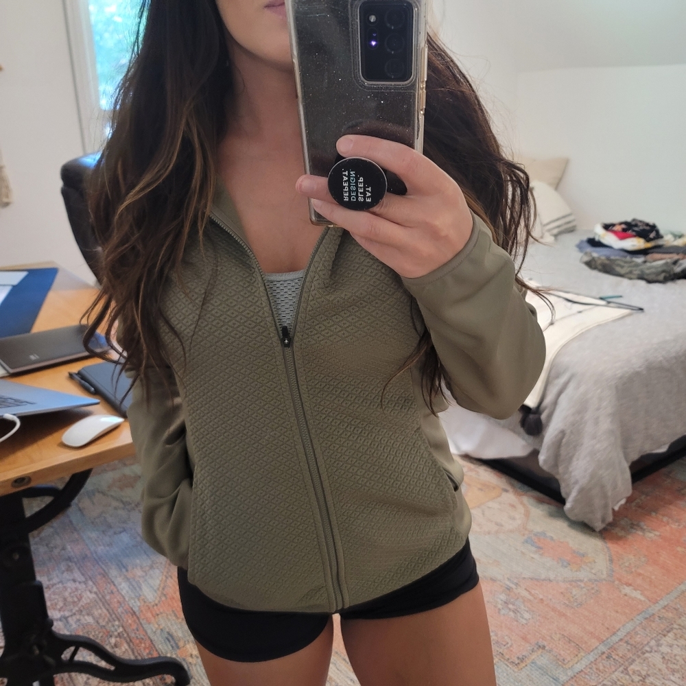 Columbia Olive Green Zip-up Jacket